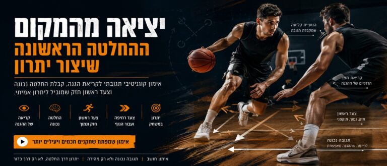 יציאה מהמקום – תגובה נכונה